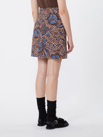 max mara printed stretch cotton short skirt for women