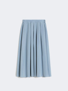 max mara pleated taffeta long skirt for women