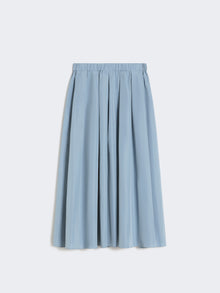 Pleated Taffeta Long Skirt for Women - Light Blue - Max Mara UAE