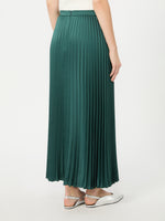 max mara pleated satin skirt for women