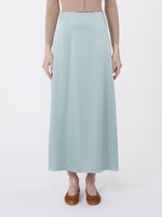 Satin Calf-Length Skirt for Women - Jade - Max Mara UAE