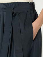 max mara long cotton-blend taffeta skirt for women
