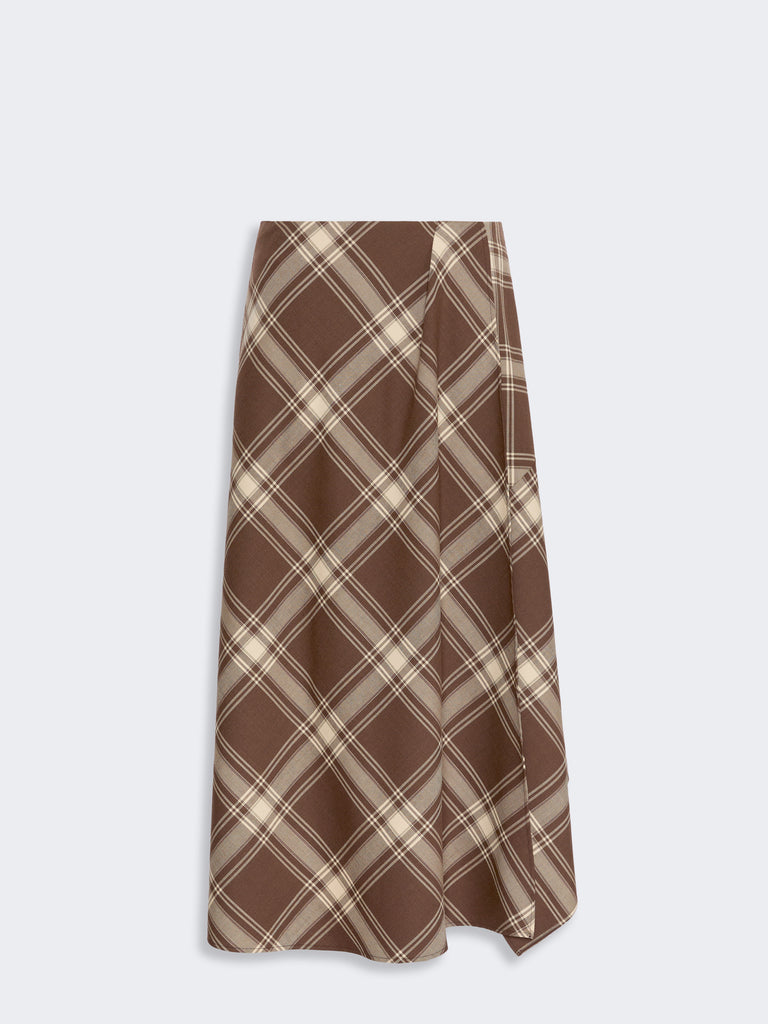 max mara wool twill skirt