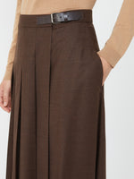 Wool wrap skirt