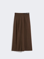 Wool wrap skirt