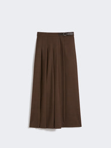 Wool wrap skirt