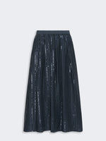 max mara sequin-embroidered cotton skirt for women