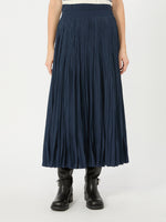 Plissé-Pleated Skirt for Women - Navy - Max Mara UAE