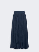 Plissé-Pleated Skirt for Women - Navy - Max Mara UAE