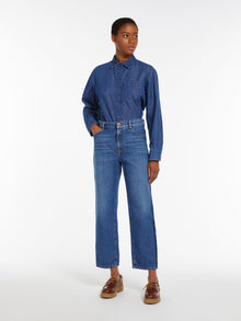 Cotton denim shirt