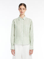 Linen Shirt for Women - Green - Max Mara UAE