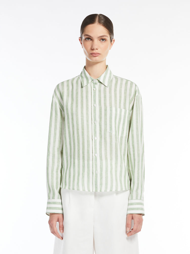 max mara linen shirt
