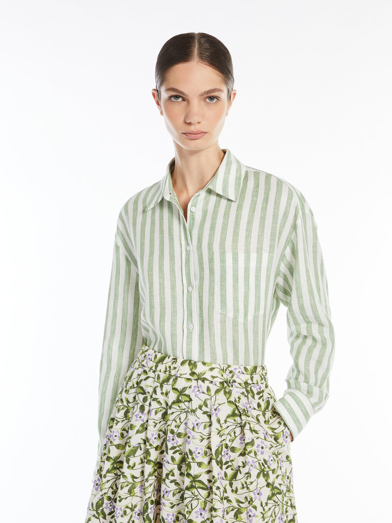 max mara linen shirt