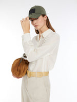 Relaxed-Fit Silk Shirt for Women - Ivory - Max Mara UAE