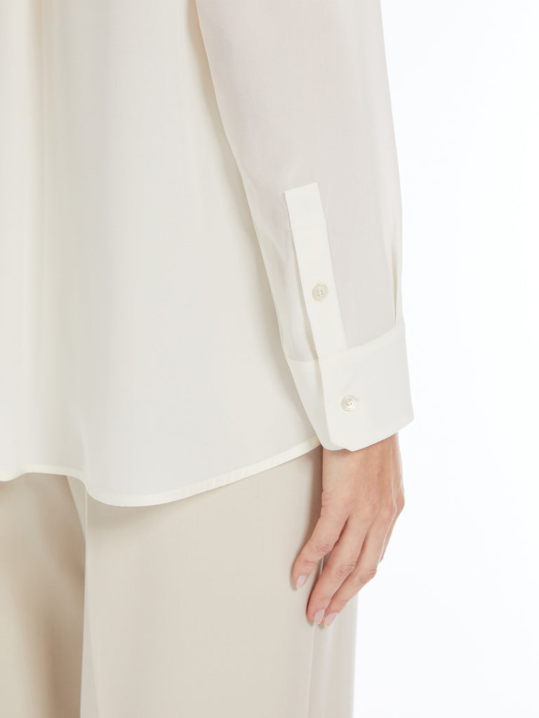 max mara relaxed-fit silk shirt