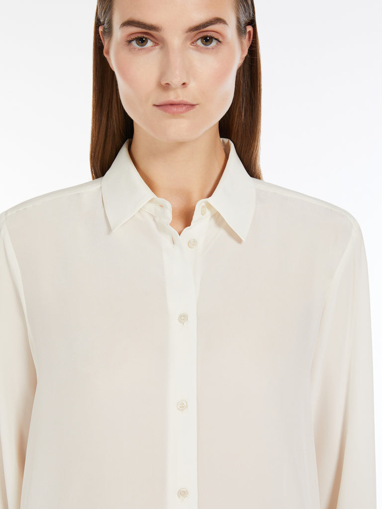 max mara relaxed-fit silk shirt