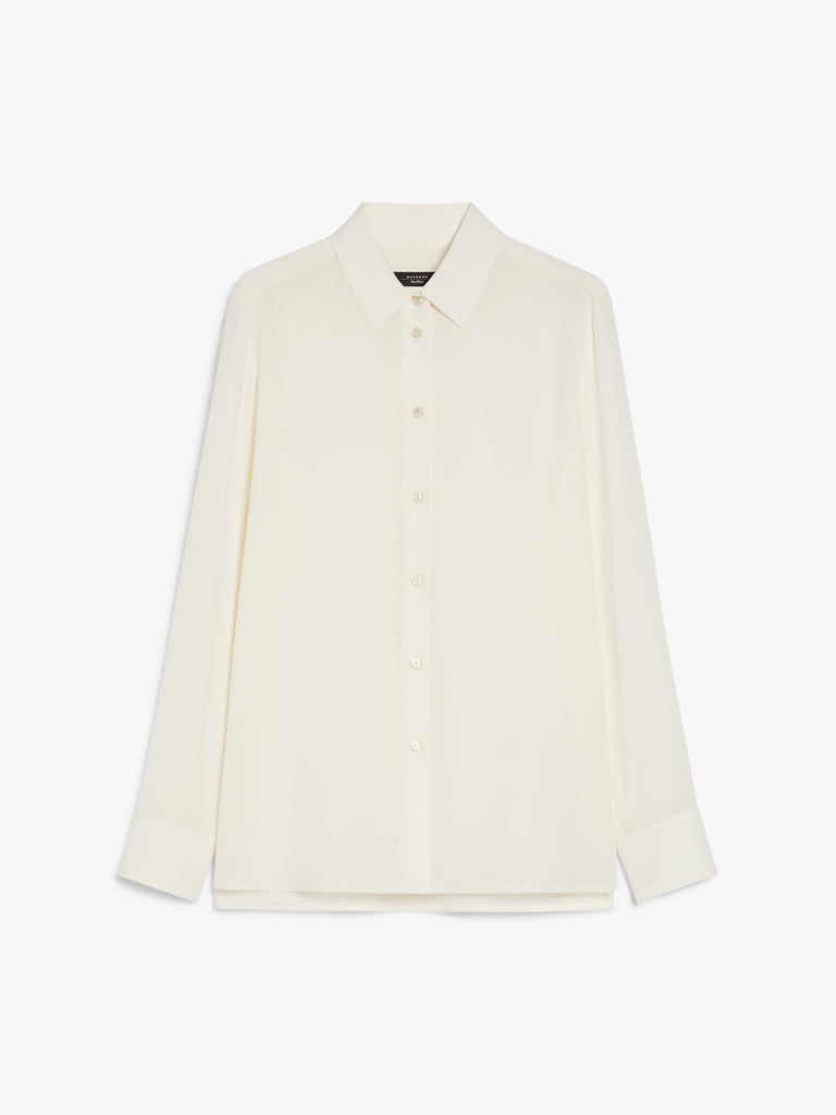 max mara relaxed-fit silk shirt