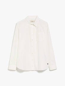 Striped straight-fit poplin shirt