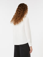 Cotton Oxford Shirt for Women - White - Max Mara UAE