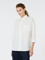 max mara boxy cotton poplin shirt for women