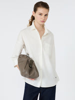 max mara boxy cotton poplin shirt for women