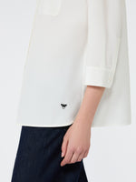 max mara boxy cotton poplin shirt for women
