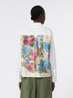 max mara cotton shirt with a contrasting back for women