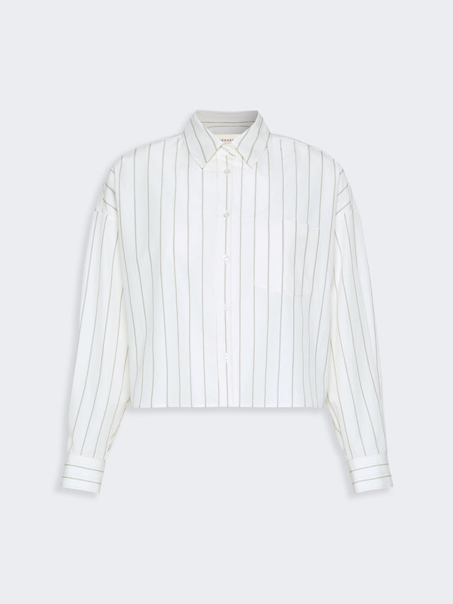 max mara cotton shirt with a contrasting back for women