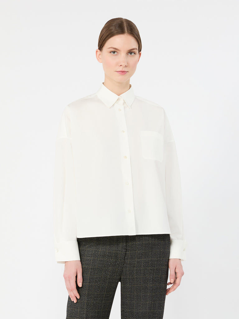 max mara cotton poplin shirt