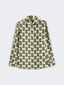 Printed twill shirt