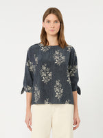 max mara printed silk crepe de chine blouse for women