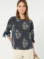 max mara printed silk crepe de chine blouse for women