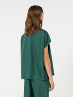 max mara loose shirt in habotai silk for women
