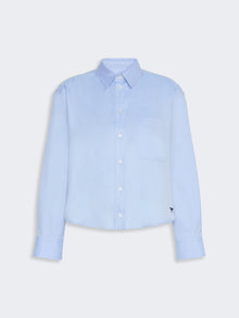 Cotton Oxford Shirt for Women - Light Blue - Max Mara UAE