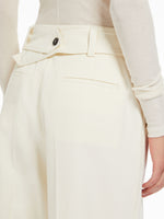 Cotton gabardine trousers