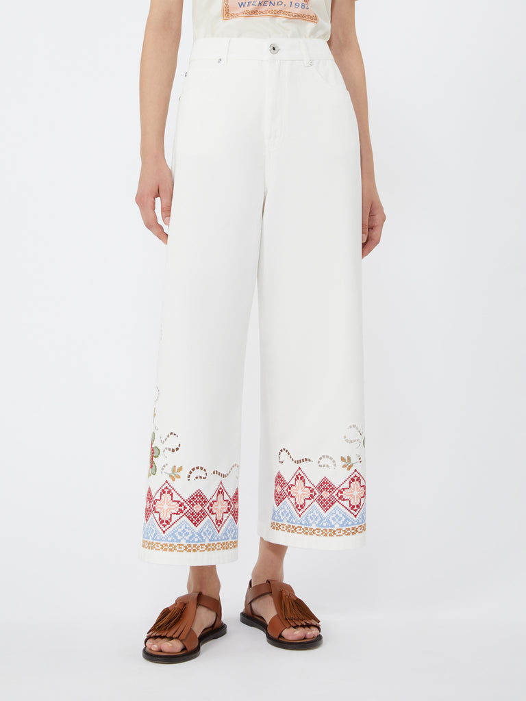 max mara cotton bull trousers