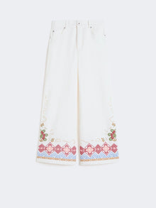 max mara cotton bull trousers for women