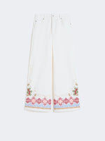 max mara cotton bull trousers for women