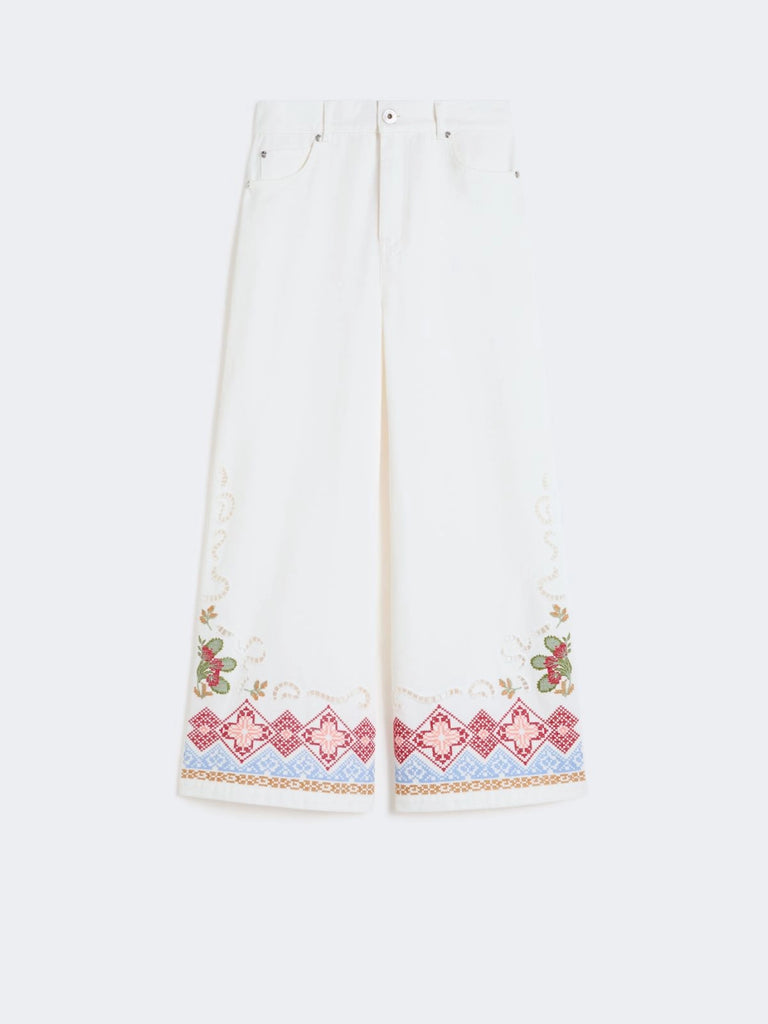 max mara cotton bull trousers