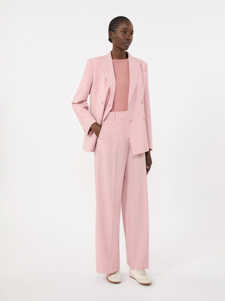 max mara woollen cloth palazzo trousers