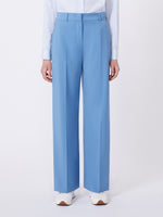 Woollen cloth palazzo trousers