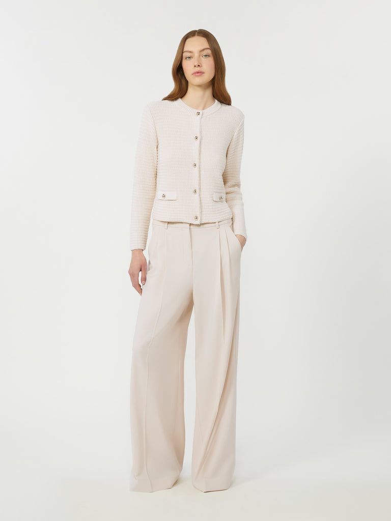 Wool-blend trousers