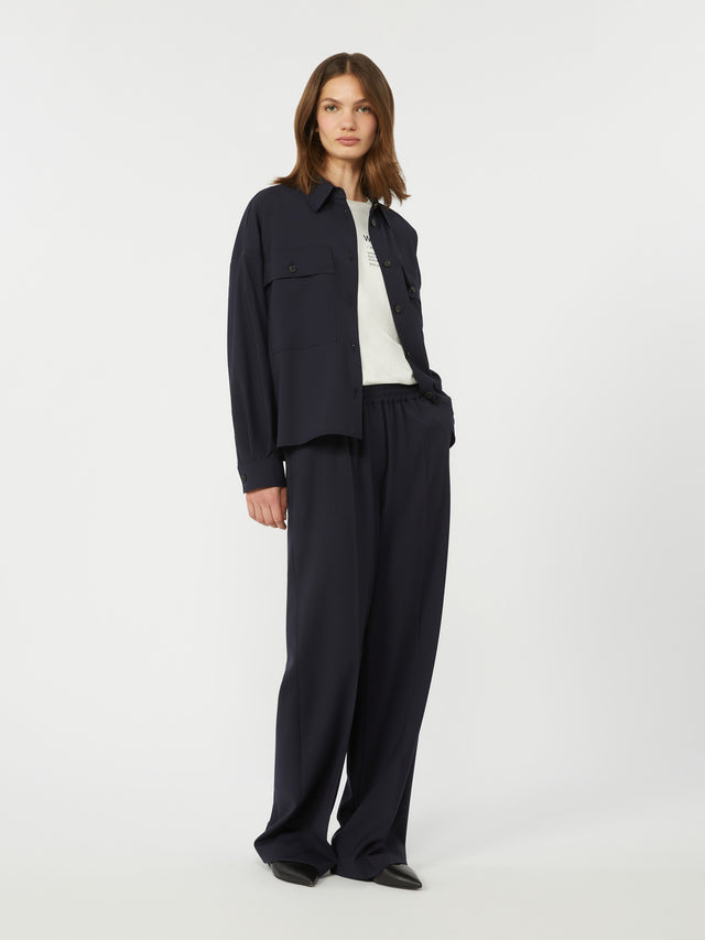 max mara pure woollen cloth trousers for women