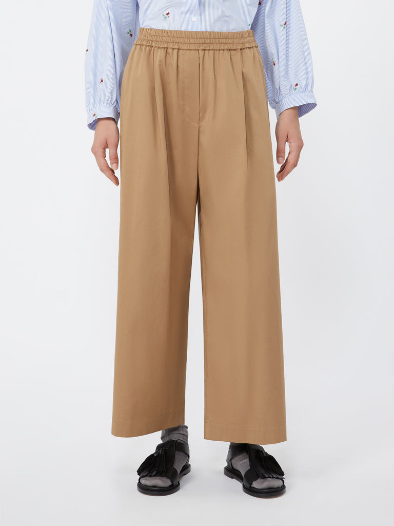 max mara cotton rasetto trousers