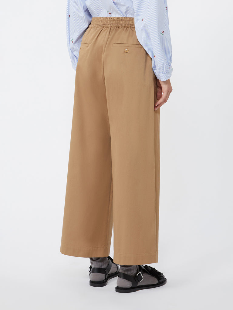 max mara cotton rasetto trousers