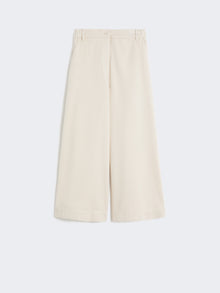 Cotton Drill Trousers for Women - Sand - Max Mara UAE