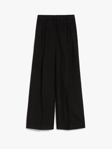 Viscose and linen wide trousers