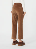 Corduroy Trousers for Women - Hazelnut Brown - Max Mara UAE