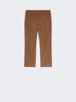 Corduroy Trousers for Women - Hazelnut Brown - Max Mara UAE