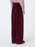 max mara cotton velvet trousers for women